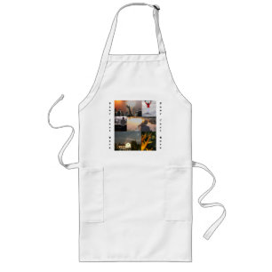 Largo Delantal de Cocineros Personalizado con Foto