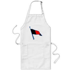 Largo Delantal de Ginebra Burgee