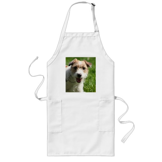 Largo Delantal de Jack Russell Terrier (Frente)