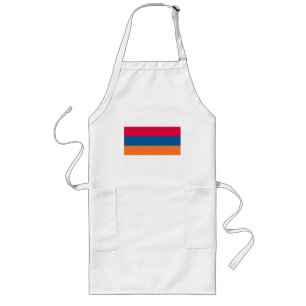 Largo Delantal de la bandera de Armenia