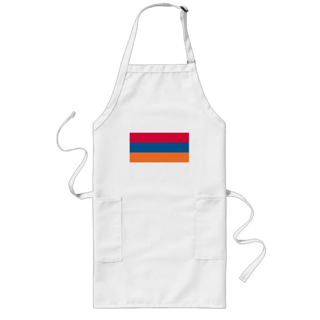 Largo Delantal de la bandera de Armenia (Frente)