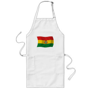 Largo Delantal de la bandera de Bolivia