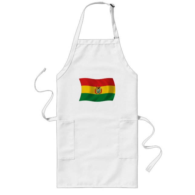 Largo Delantal de la bandera de Bolivia (Frente)