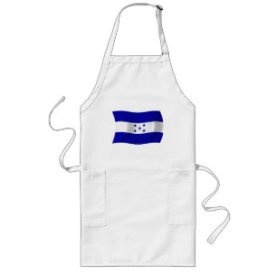 Largo Delantal de la bandera de Honduras