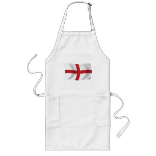Largo Delantal de la bandera de Inglaterra