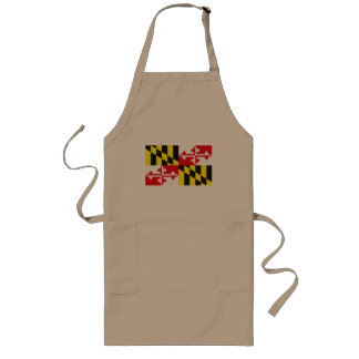 Largo Delantal de la bandera de Maryland