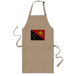 Largo Delantal de la bandera de Papúa Nueva Guinea