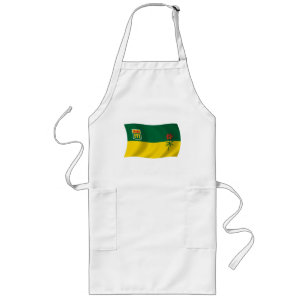Largo Delantal de la bandera de Saskatchewan
