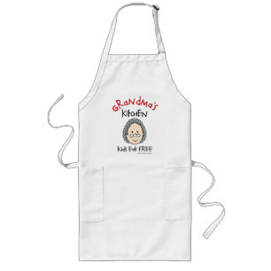 Largo Delantal de la cocina de la abuela