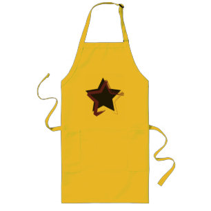 Largo Delantal de la estrella de la diva