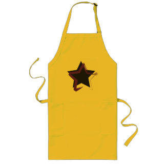 Largo Delantal de la estrella de la diva
