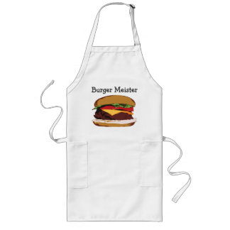 Largo Delantal de Meister de la hamburguesa