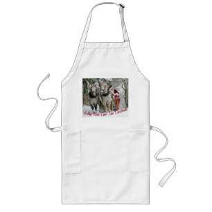 Largo Delantal de Navidad Soy tu chef