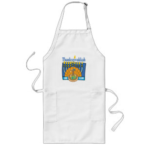 Largo Delantal de Thanksgivukkah