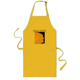 Largo Delantal del arte de la crepe del chef