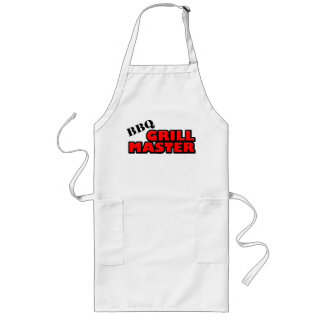 Largo Delantal del Bbq Grill Master