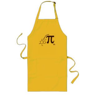 Largo Delantal del chocolate pi del día del pi