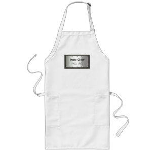 Largo Delantal del cocinero de la diversión