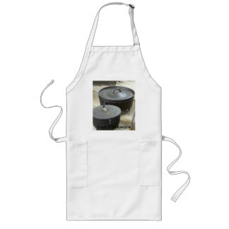 Largo Delantal del cookware del hierro