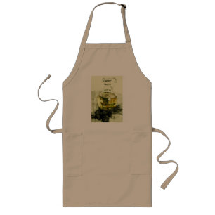 Largo delantal del diseño del aceite de oliva