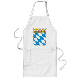Largo Delantal del escudo de armas de Baviera