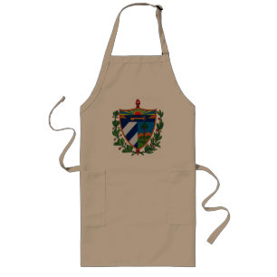 Largo Delantal del escudo de armas de Cuba