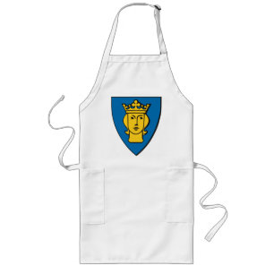 Largo Delantal del escudo de armas de Estocolmo
