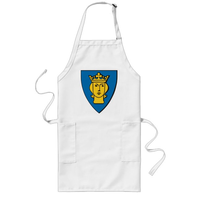 Largo Delantal del escudo de armas de Estocolmo (Frente)