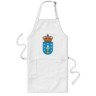 Largo Delantal del escudo de armas de Galicia