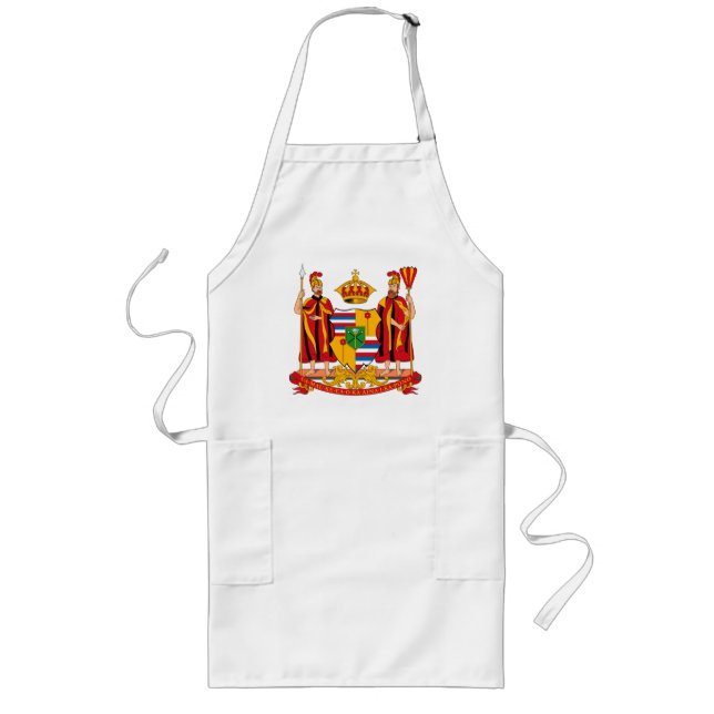 Largo Delantal del escudo de armas de Hawaii (Frente)