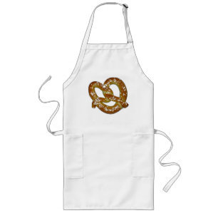 Largo Delantal del pretzel