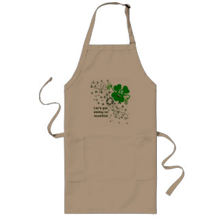 Largo Delantal del refunfuño del día de St Patrick