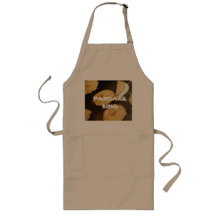 Largo Delantal del rey de la crepe