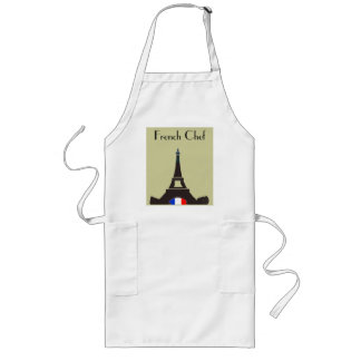 Largo Delantal francés del cocinero