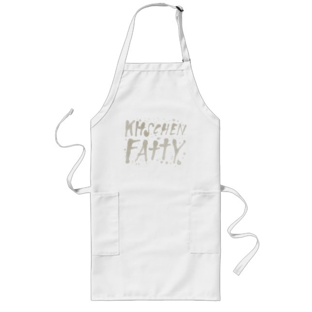 Largo Delantal grasiento de Kitchen Fatty (Frente)