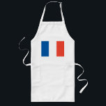 Largo Delantal Lange de cocina con Francia estandarte<br><div class="desc">Delantal Lange de cocina con Francia estandarte</div>