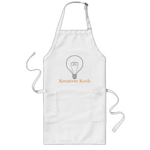 Largo Delantal Lange de cocina creativas cocinero de