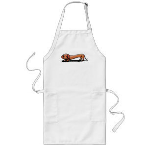 Largo Delantal Little Red Doxie