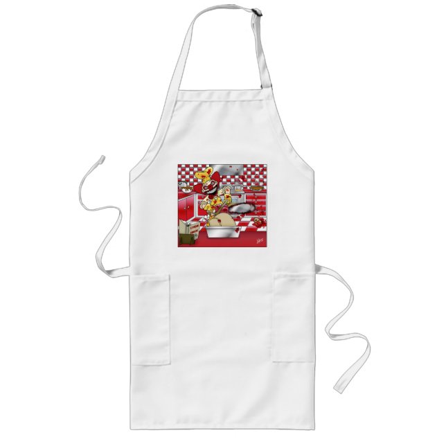 Largo Delantal para Cocina Extrema (Frente)