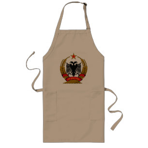 Largo Delantal (viejo) del escudo de armas de Albania