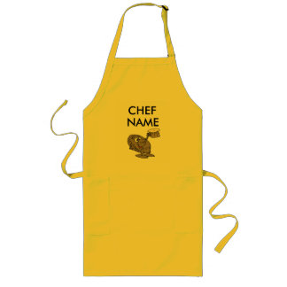 Largo El delantal del cocinero personalizado
