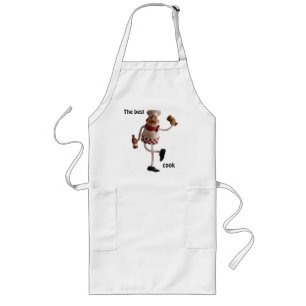 Largo El mejor delantal del cocinero