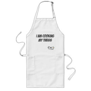 Largo Estoy cocinando mi delantal de la tesis