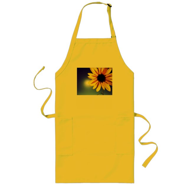 Largo Girasol y delantal de Sun (Frente)
