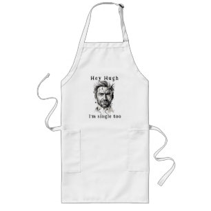 Largo Hugh Jackman soltero a mujer delantal camisetas