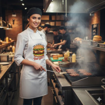 La vida es mejor con delantal para cocinar hamburg