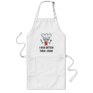 Largo Me beso mejor entonces cocino el delantal para los
