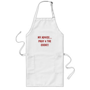 Largo ¡MI CONSEJO… RUEGA 4 EL COCINERO!! … Delantal
