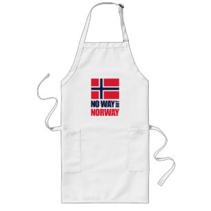 Largo Ninguna manera pero delantal de Noruega