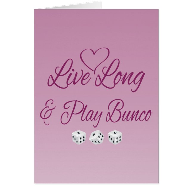 Largo vivo y juego Bunco (Frente)